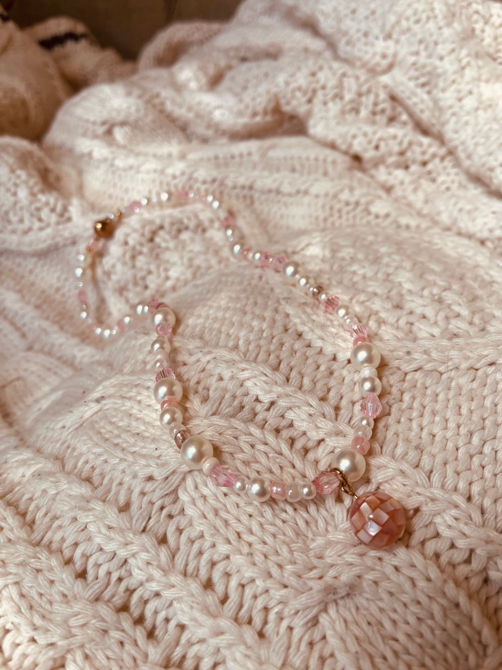 Disco Princess Pearl Necklace 