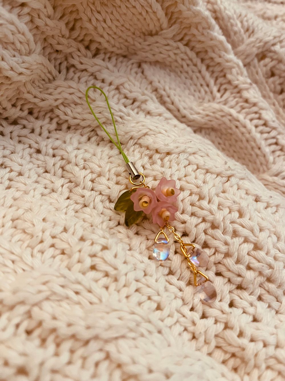 Falling Petals Charm